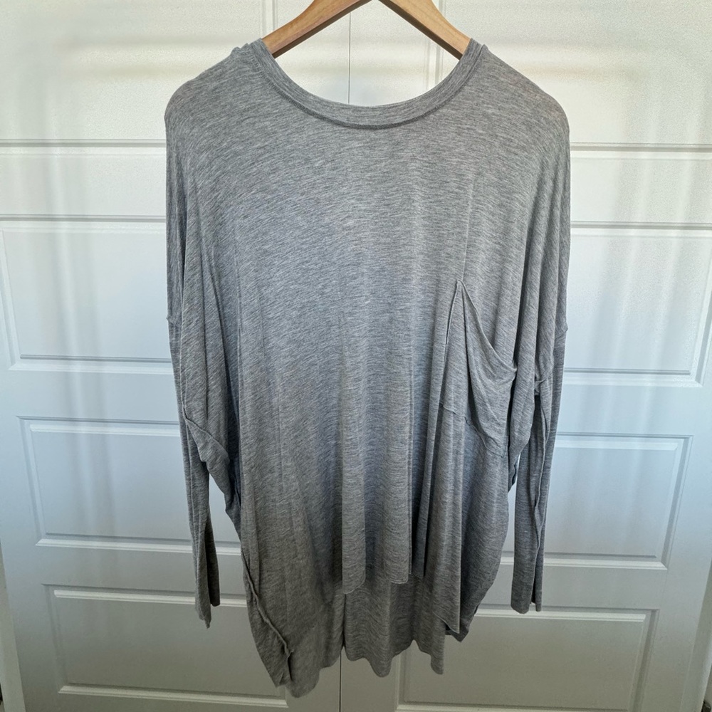 Flowy high low top